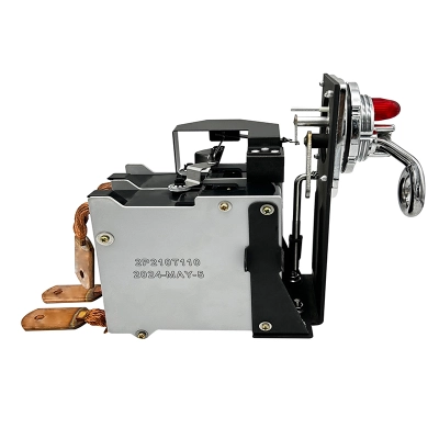 단상 210A CSP 차단기 50KVA 전면 패널 뷰