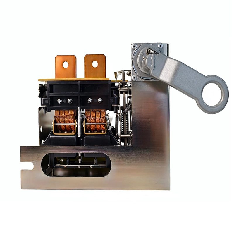단상 520A CSP 오일 침박 차단기 125KVA 전면 레버 뷰