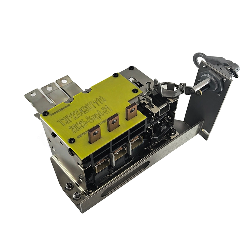 3상 420A CSP 오일 몰입 차단기 300KVA 측면 단자 뷰